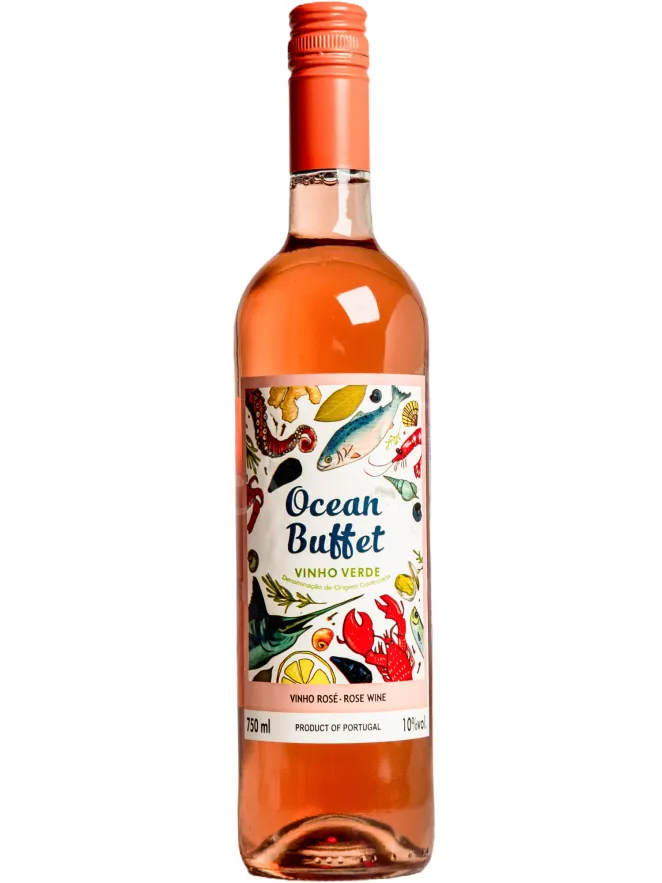 Вино Ocean Buffet Vinho Verde Rose 2024 0.75 л