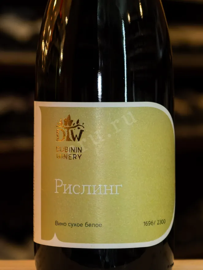 В магазине Крю Профи Dubinin Winery Riesling 2022 0.75 л