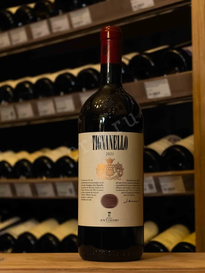 В магазине Крю Профи Antinori Tignanello Tosacana IGT in wooden box 2021 1.5 л