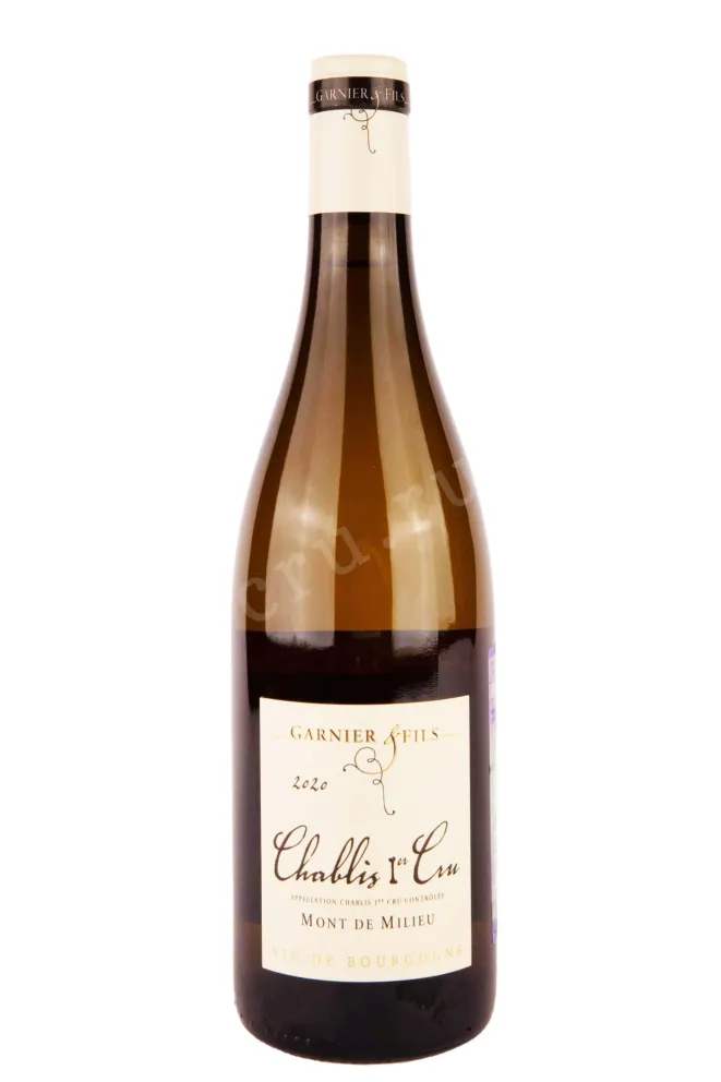 Вино Domaine Garnier & Fils Chablis Premier Cru Mont de Milieu 2021 0.75 л