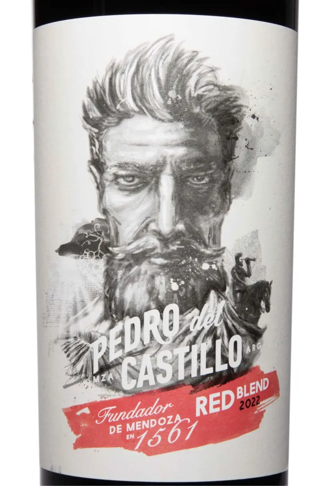 Этикетка Pedro del Castillo 2022 0.75 л