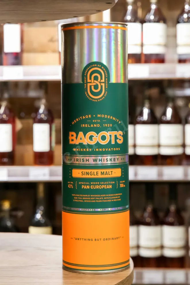 В магазине Крю Профи Bagots Single Malt in tube 0.7 л