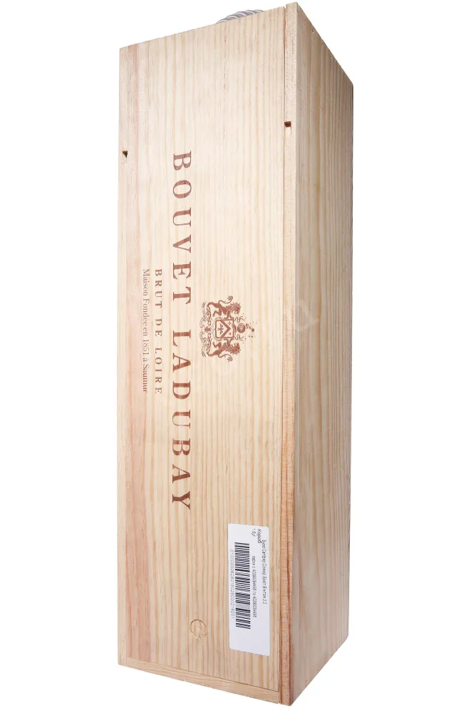 Деревянная коробка Bouvet Saphir Saumur Brut Vintage 2022 3 л