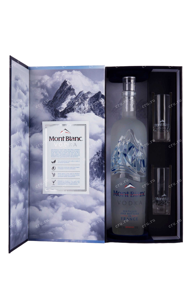 В подарочной коробке Mont Blanc in gift box + 2 shots 0.7 л