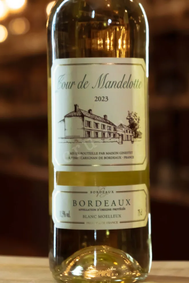 В магазине Крю Профи Tour de Mandelotte Bordeaux white 2023 0.75 л