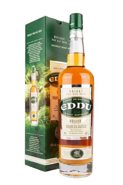 Виски Eddu Silver Broceliande gift box  0.7 л