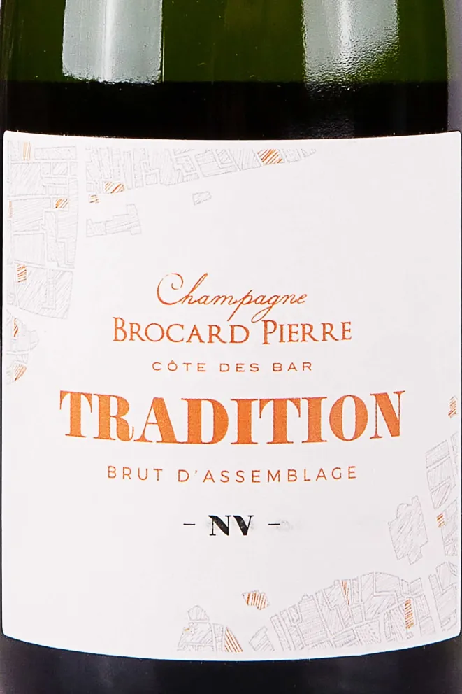 Этикетка Brocard Pierre Brut Tradition 2021 0.375 л