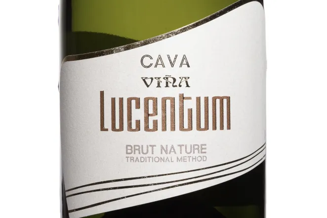 Этикетка Cava Lucentum Brut Natur DO 2023 0.75 л