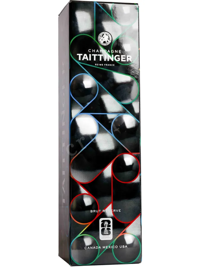 Подарочная коробка Taittinger Brut Reserve 2022 0.75 л