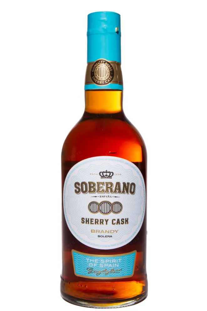 Бутылка Soberano Solera with gift box 0.7 л