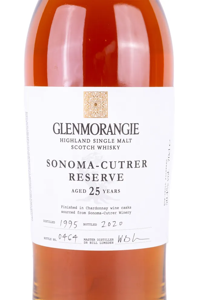 Бутылка Glenmorangie Sonoma-Cutrer Reserve 25 years old