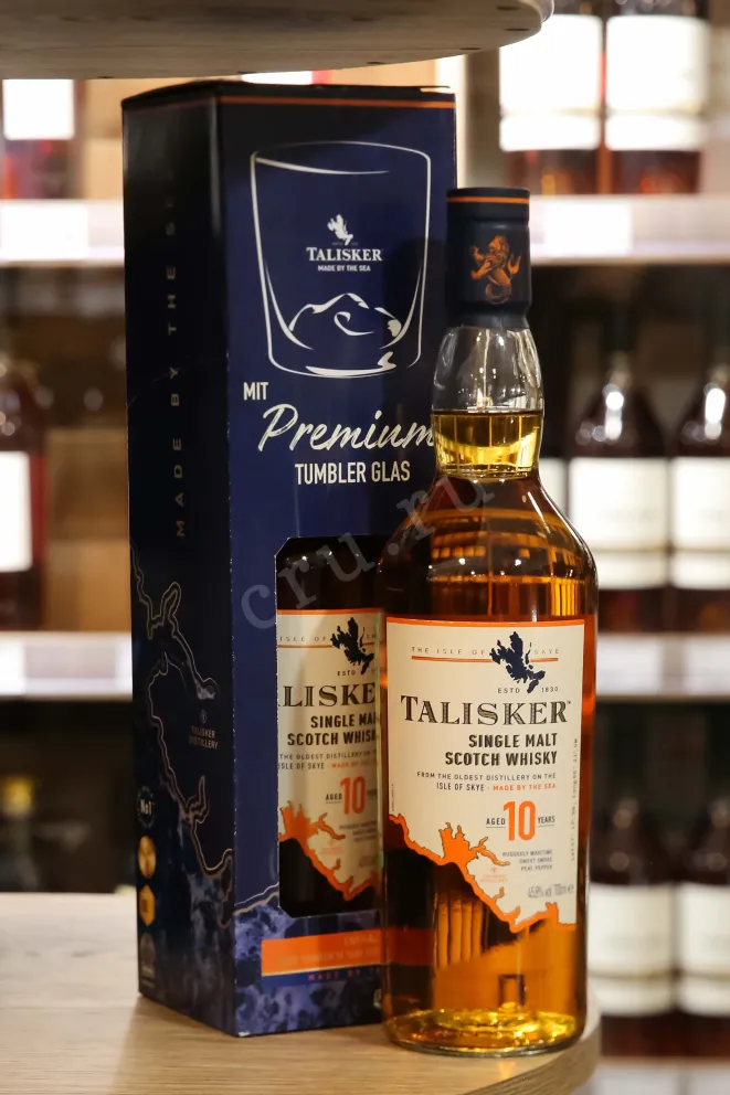 В магазине Крю Профи Talisker 10 Years Old in gift box with glass 0.7 л