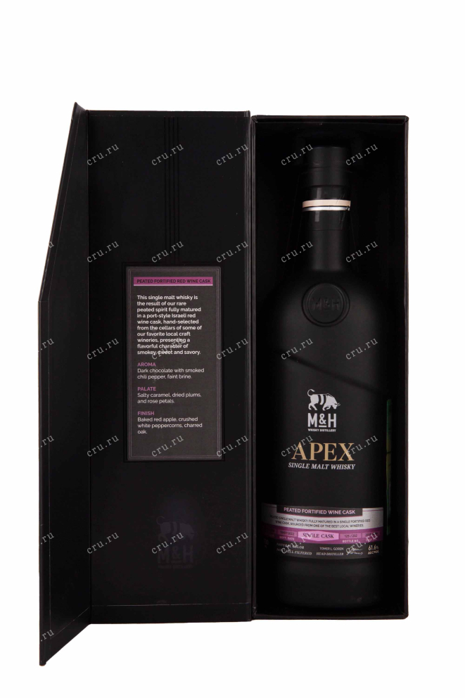 Подарочная упаковка M&H Apex Single Cask Fortified Red Wine Cask 3 years in gift box 0.7 л