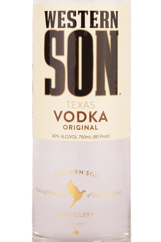 Этикетка Western Son Original 0.75 л