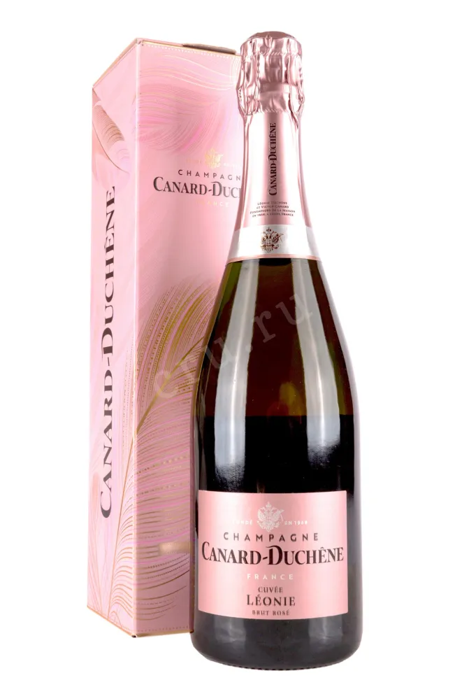 Шампанское Canard-Duchene Cuvee Leonie Rose gift box 2020 0.75 л
