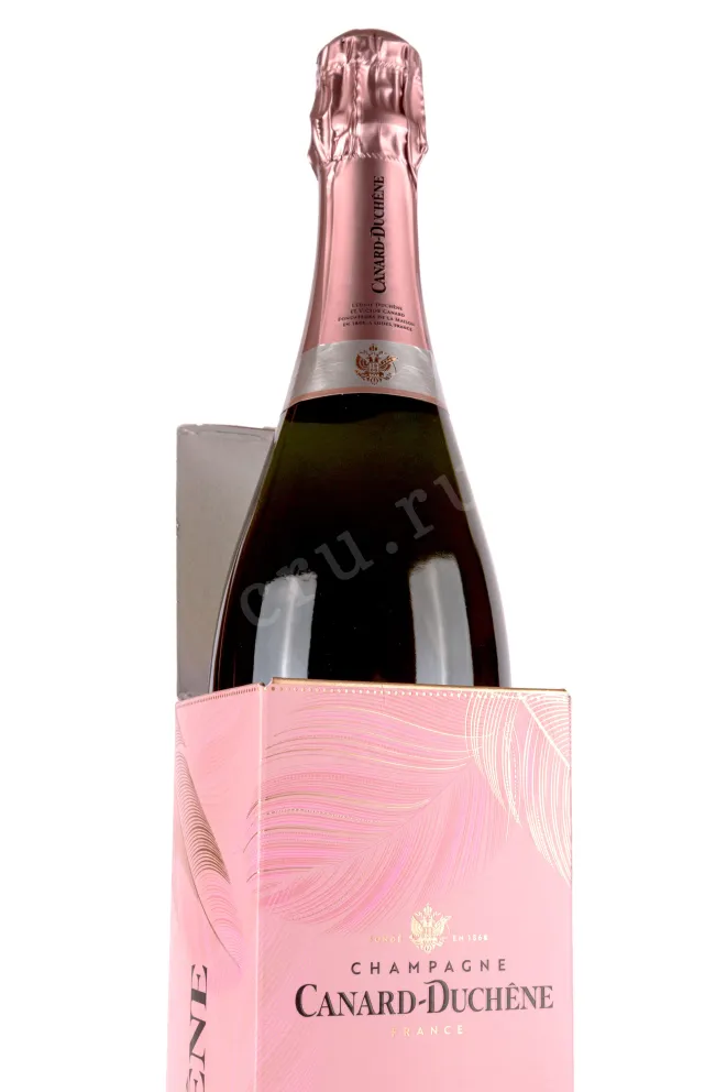 В подарочной коробке Canard-Duchene Cuvee Leonie Rose gift box 0.75 л
