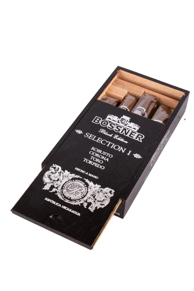 Коробка с сигарами Bossner Black Edition Selection *4