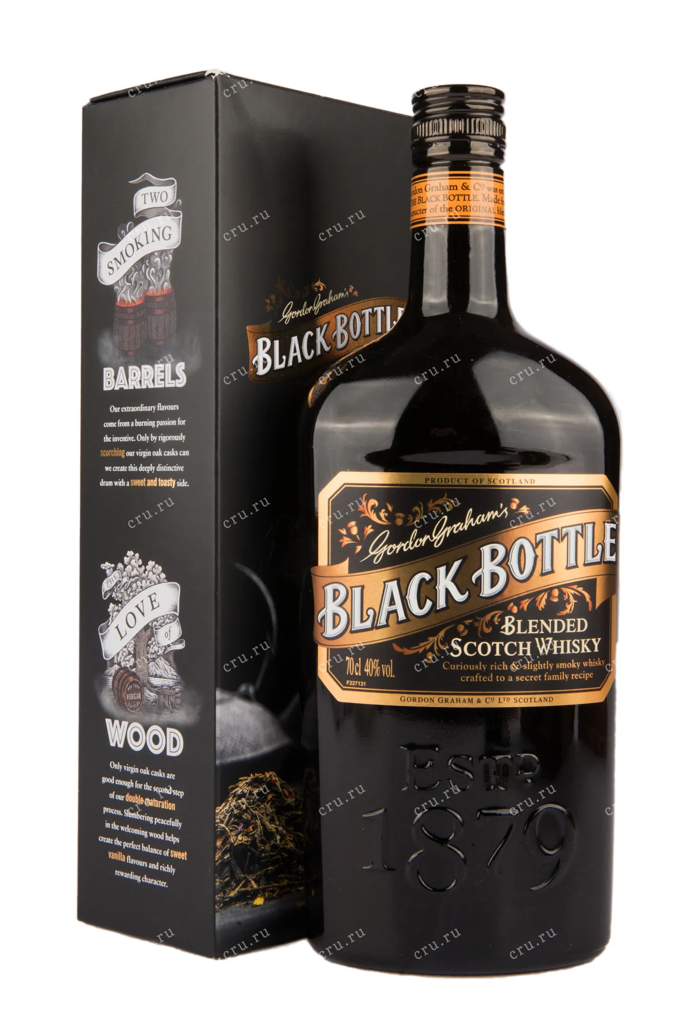 Фото — Виски Black Bottle in gift box  0.7 л