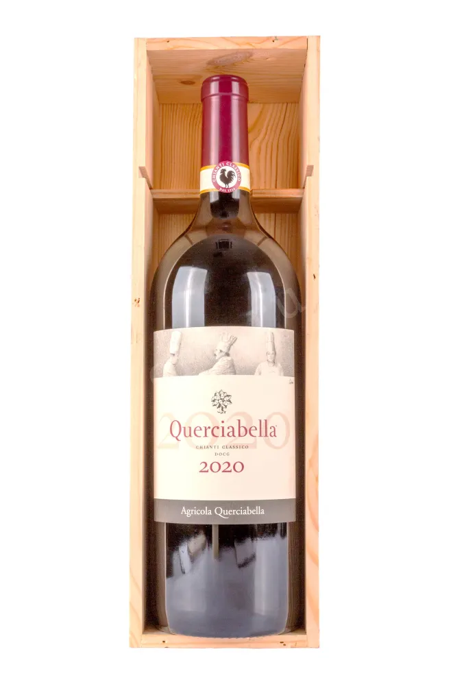В деревянной коробке Querciabella Chianti Classico 2020 1.5 л