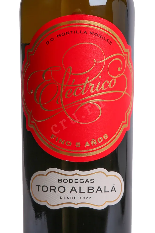 Этикетка Toro Albala Electrico Fino 2018 0.75 л