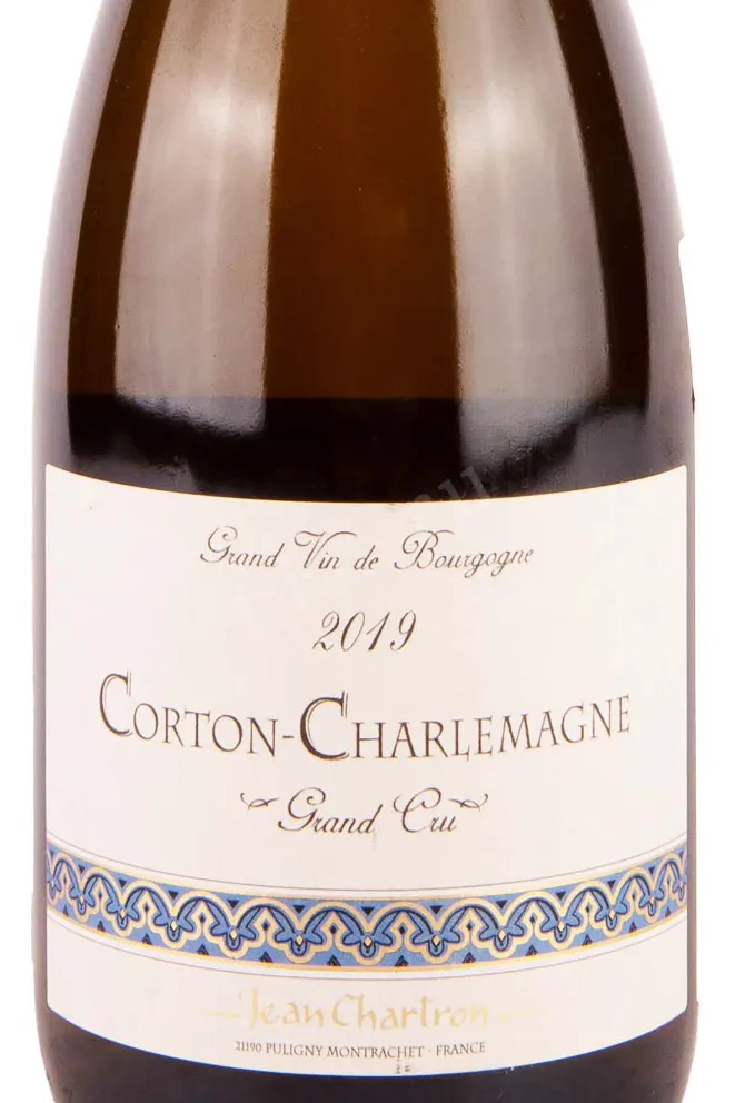 Этикетка Domaine Jean Chartron Corton-Charlemagne Grand Cru 2019 0.75 л