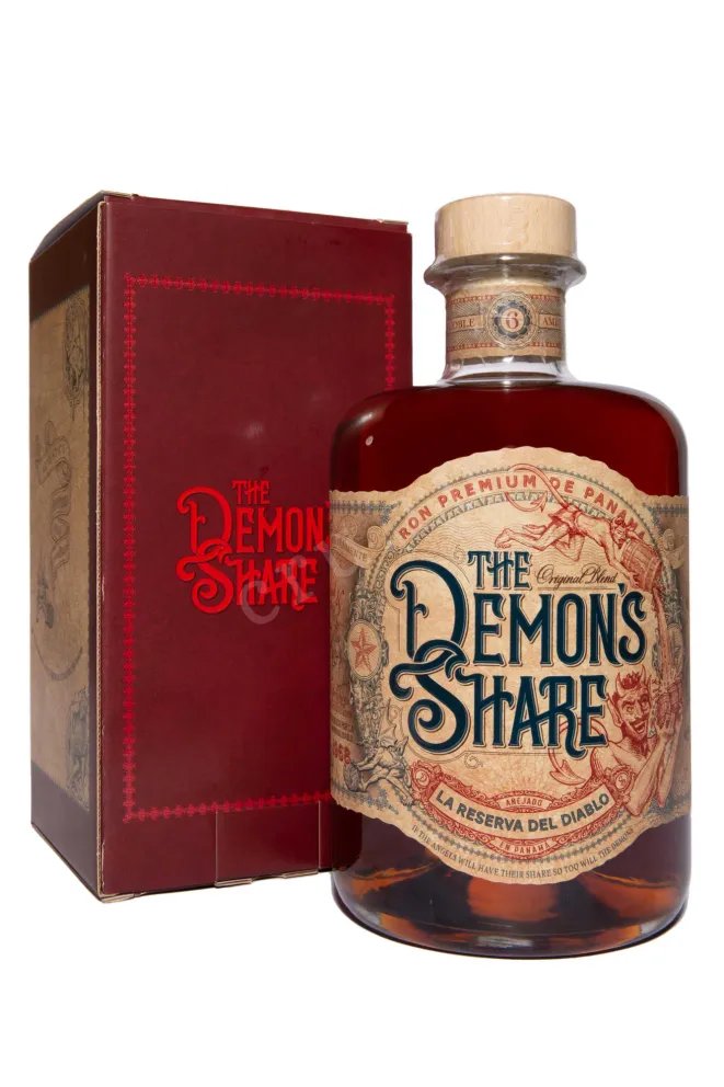 Ром The Demon's Share 6 years in gift box  3 л