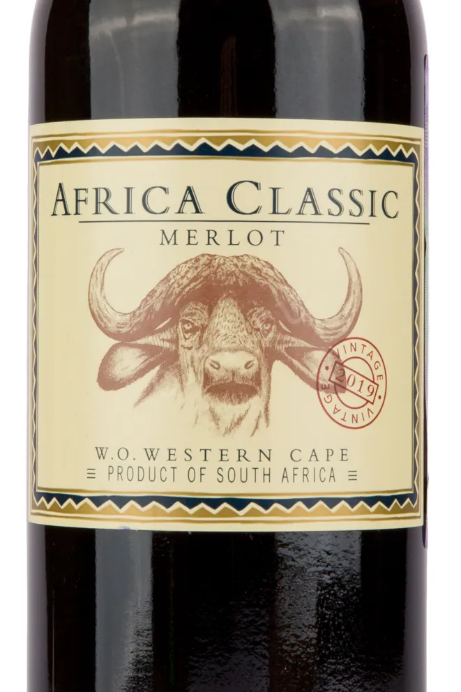 Вино Africa Classic Merlot 2019 0.75 л