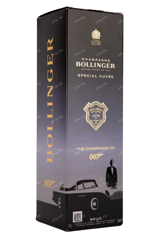 Подарочная коробка игристого вина Bollinger Special Cuvee Brut 0.75 л