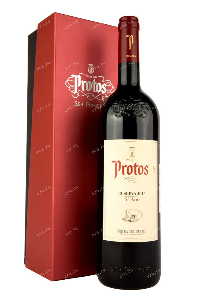Вино Protos Reserva in gift box 2016 0.75 л