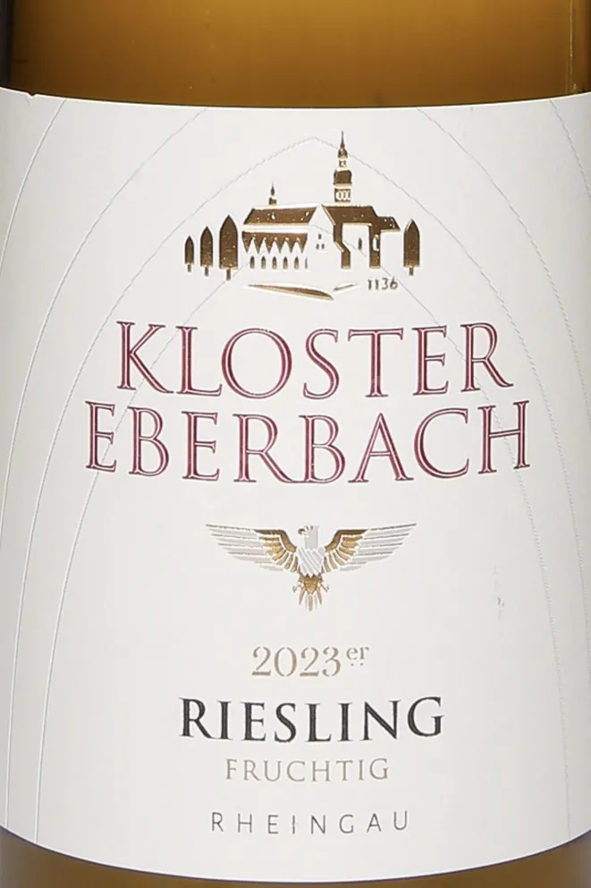 Этикетка Kloster Eberbach Fruchtig Riesling 2023 0.75 л