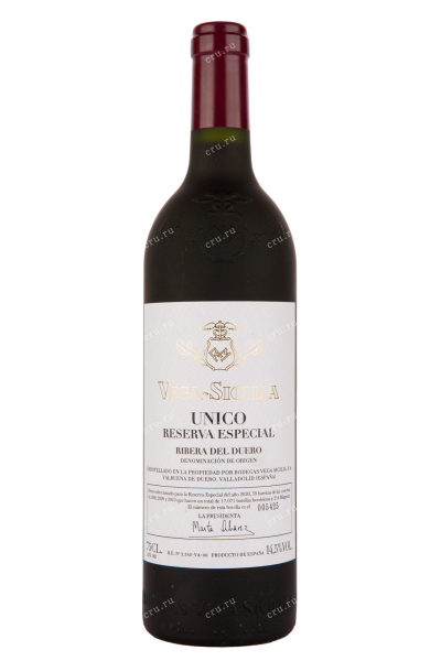 Вино Vega Sicilia Unico Reserva Especial 2010 0.75 л
