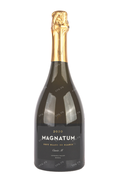 Игристое вино Магнатум Кюве Блан де Блан 2020г 12% 0,75л белое брют  2020 0.75 л