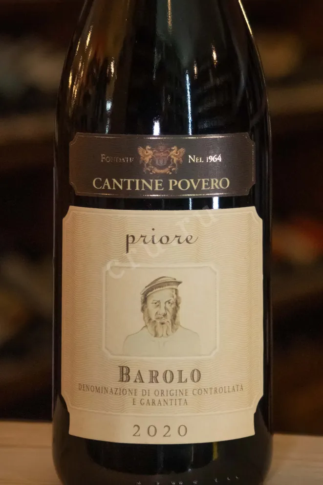 В магазине Крю Профи Cantine Povero Barolo Priore DOCG 2019 0.75 л