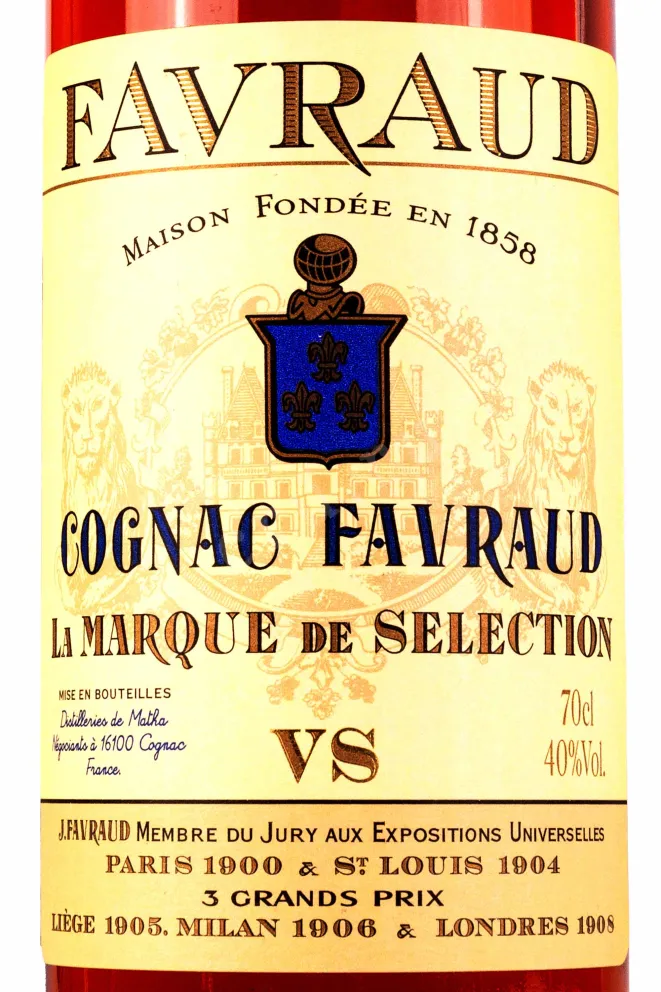 Коньяк Favraud VS  0.7 л