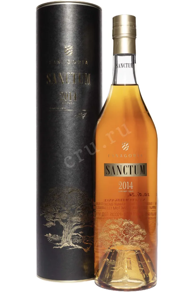 Коньяк Фанагория Санктум Элеганс 8 лет в тубе 2014 0.7 л