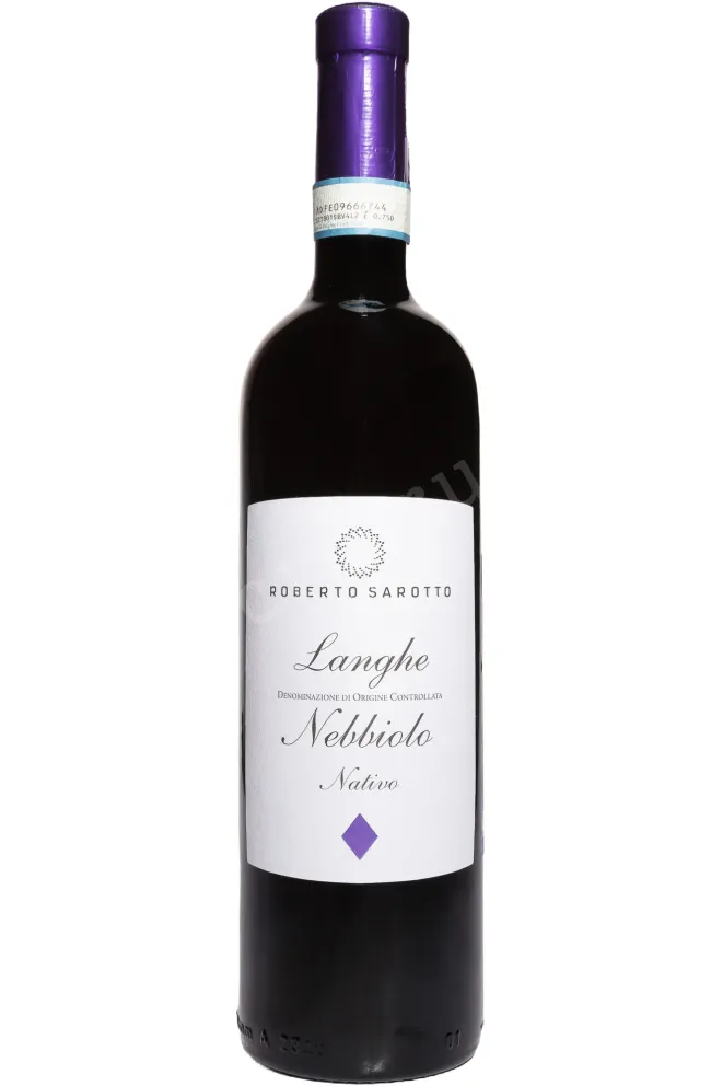 Вино Roberto Sarotto Nativo Nebbiolo Langhe 2023 0.75 л