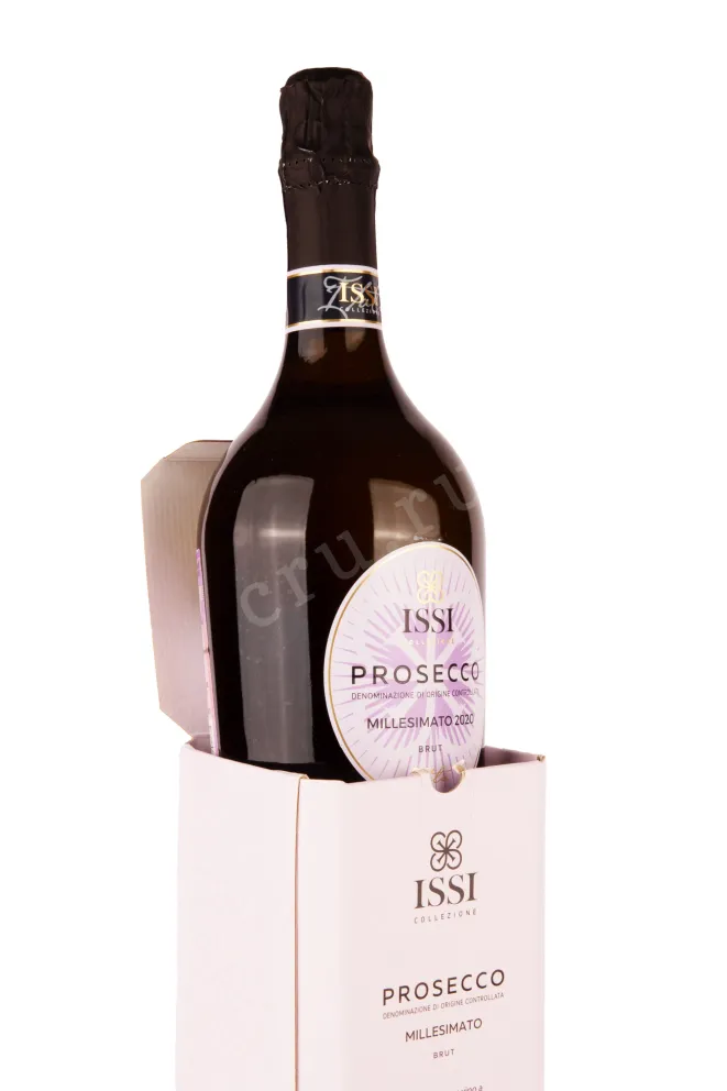 В подарочной коробке Issi Prosecco DOC Millesimato Brut in gift box 2020 0.75 л