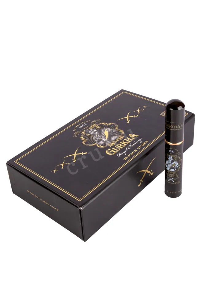 Коробка с сигарами Gurkha Royal Challenge Tubos *20
