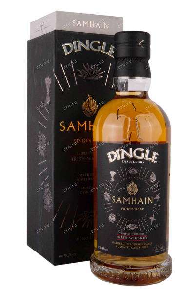 Виски Dingle Samhain Single Malt 7 years in gift box  0.7 л