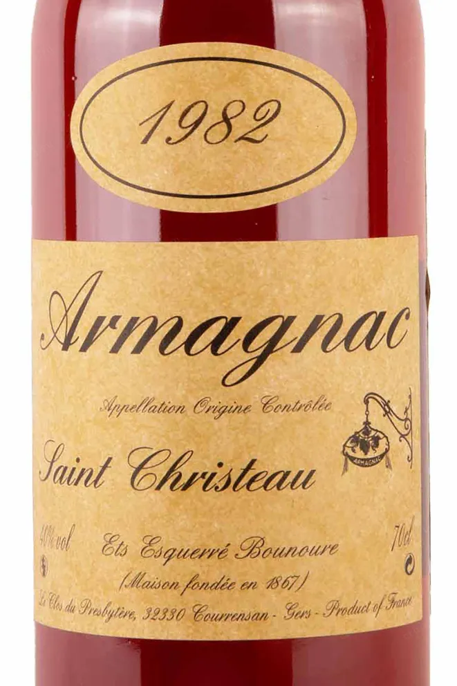 Этикетка Saint-Christeau 1982 0.7 л