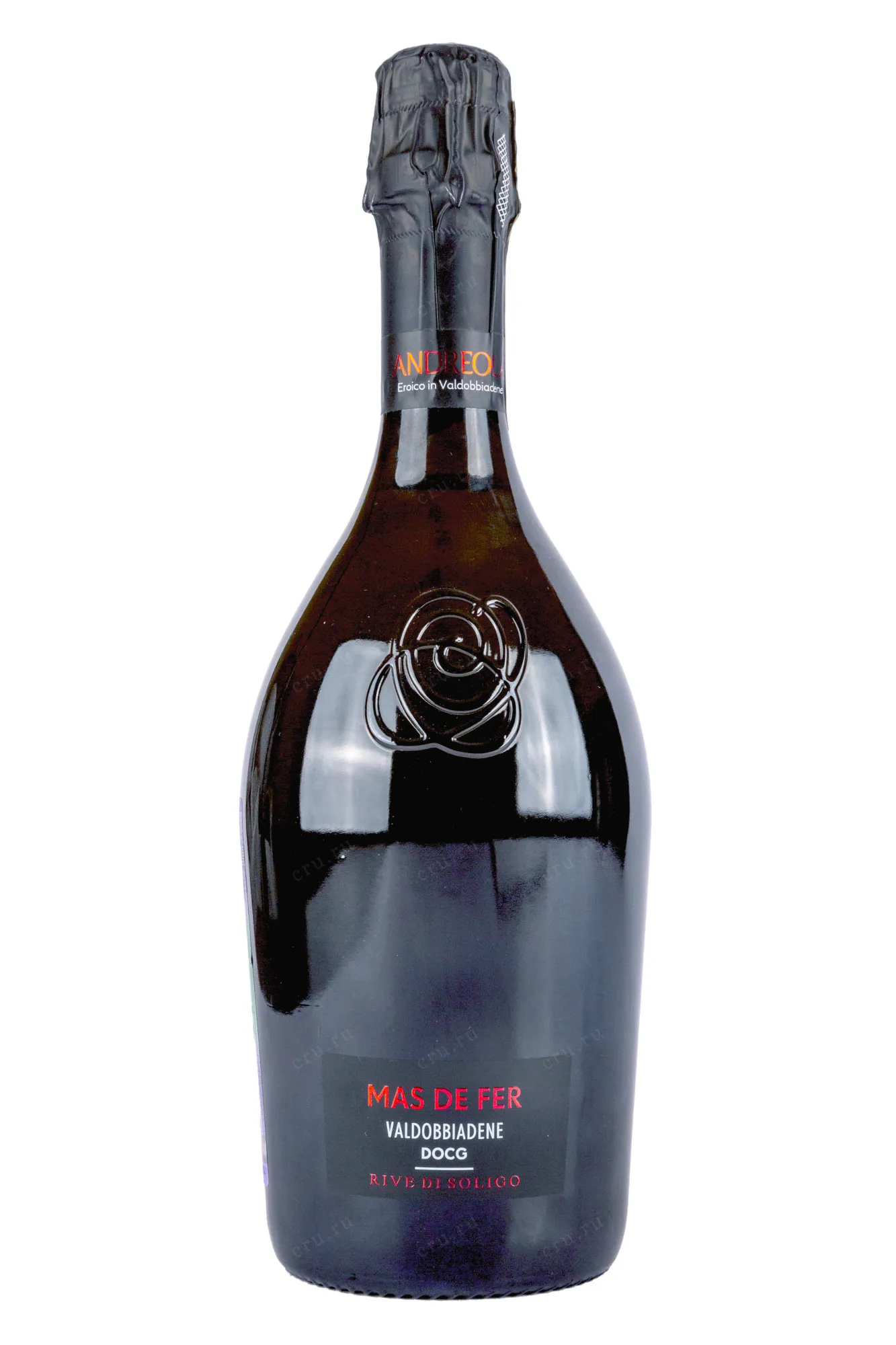 Фото — Игристое вино Andreola Mas de Fer Rive di Soligo Valdobbiadene Prosecco Superiore DOCG Extra Dry  0.75 л