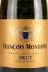 Этикетка Francois Montand Blanc de Blancs 2021 0.2 л