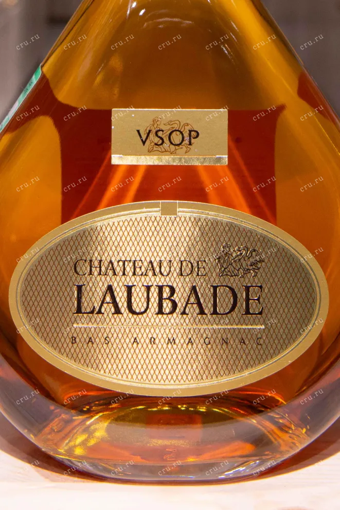 Этикетка Chateau de Laubade VSOP Carafe Odile 0.7 л