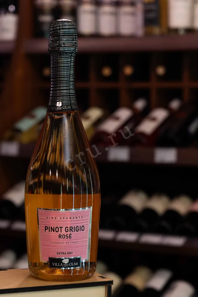 В магазине Крю Профи Villa degli Olmi Pinot Grigio Rose Spumante Extra Dry 2023 0.75 л