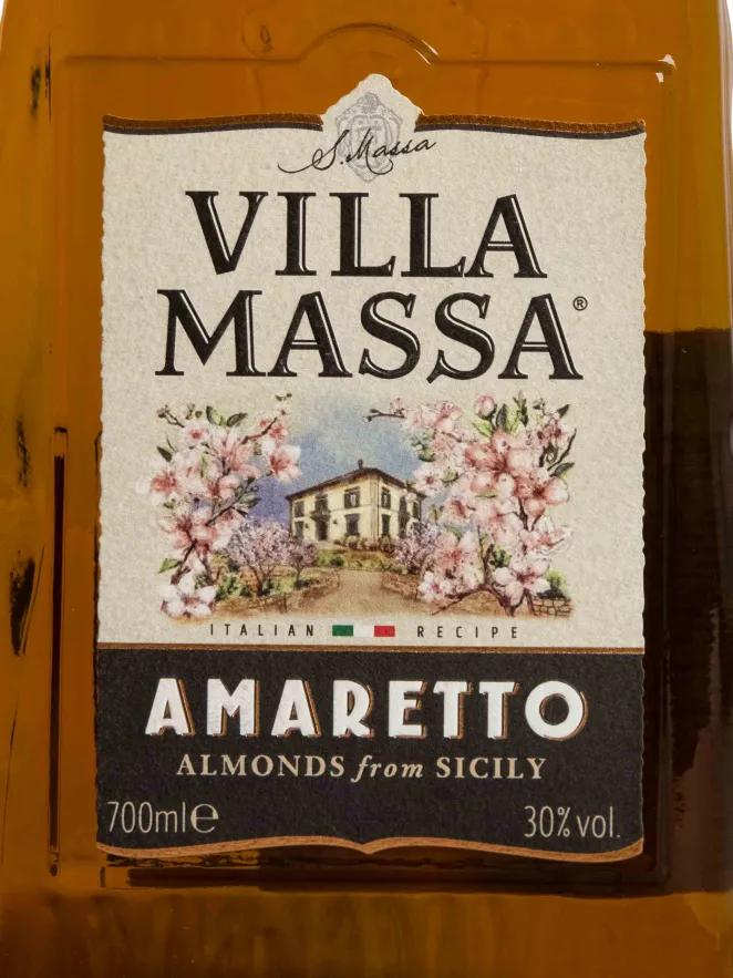 Этикетка Villa Massa Amaretto 0.7 л