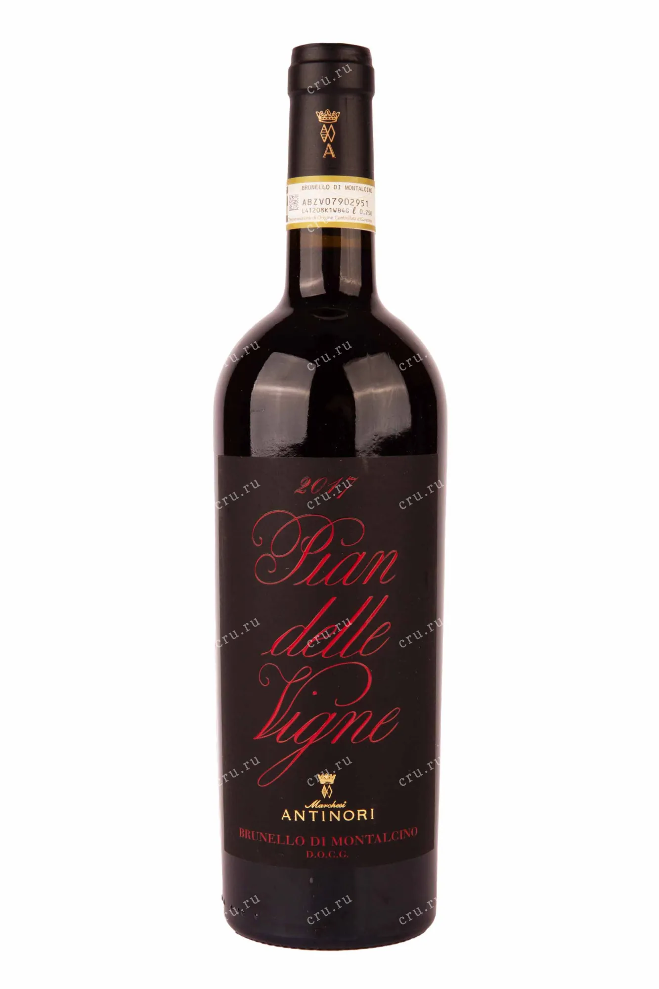 Фото — Вино Antinori Pian delle Vigne Brunello di Montalcino 2017 0.75 л