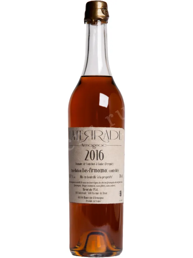 Арманьяк Laterrade Domaine de Coutchot Bas-Armagnac 2016 0.7 л
