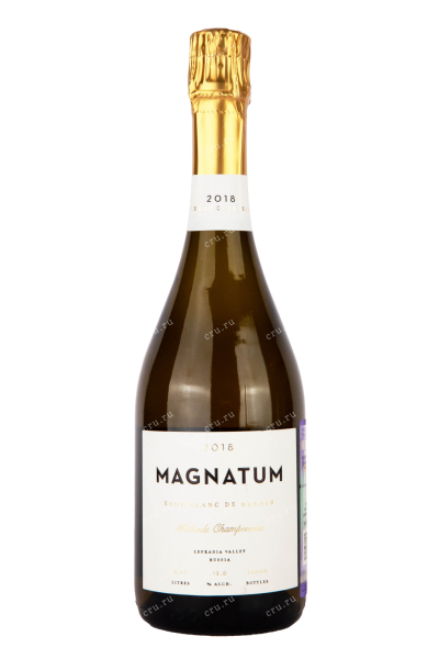 Игристое вино Магнатум Блан де Блан 2018 0.75 л