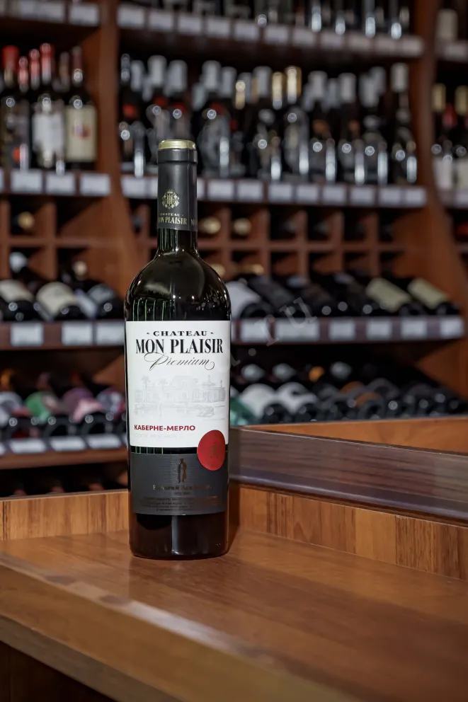 В магазине Крю Профи Chateau Mon Plaisir Premium Cabernet-Merlot 2021 0.75 л