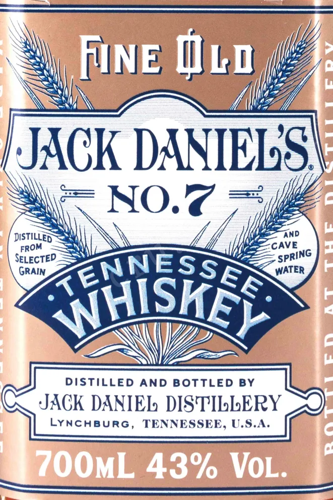 Этикетка Jack Daniels Legacy Edition №3 0.7 л